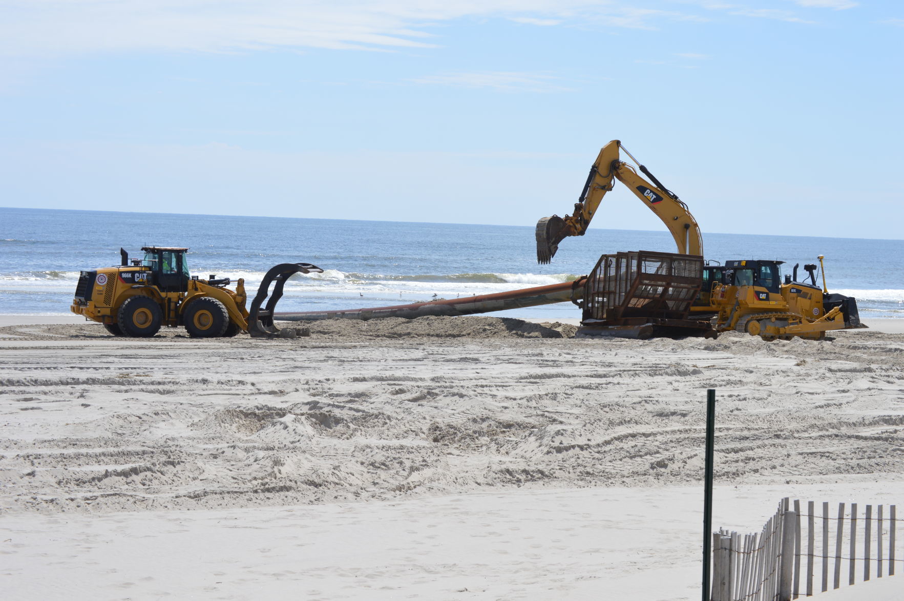 Beach fill begins in south Ocean City